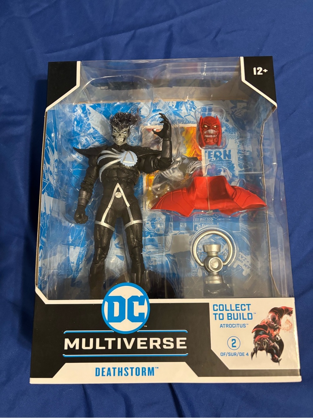 DC Multiverse Deathstorm Action Figure – Black & Red